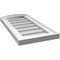 Ekena Millwork Arch Top Surface Mount PVC Gable Vent: Functional, w/ 2"W x 1-1/2"P Brickmould Frame, 12"W x 24"H GVPAR12X2402SF - alternate 3